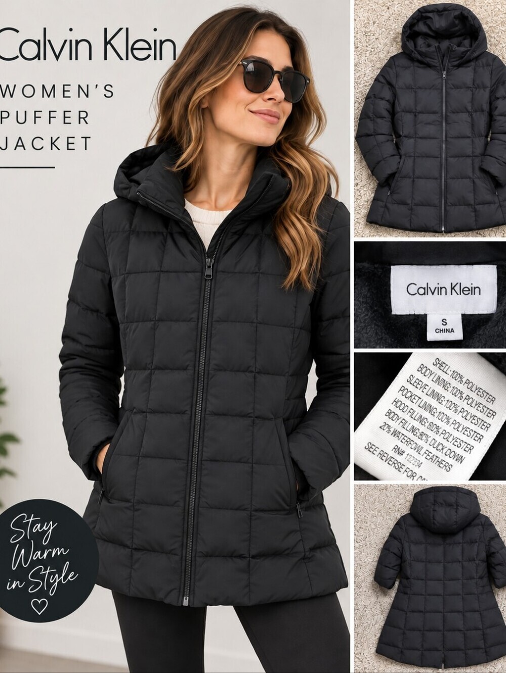 Calvin Klein Quilted Down Jacket